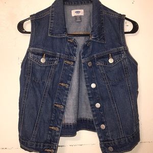 jean jacket vest